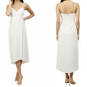 Park & Fifth Abbott Dress In White Size 16 Plus Size wedding party